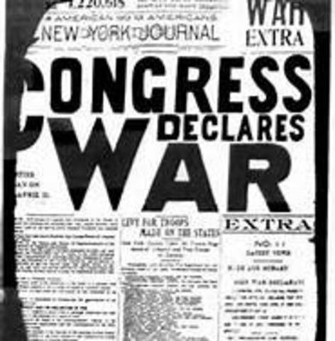 Congress Declares War on Britain