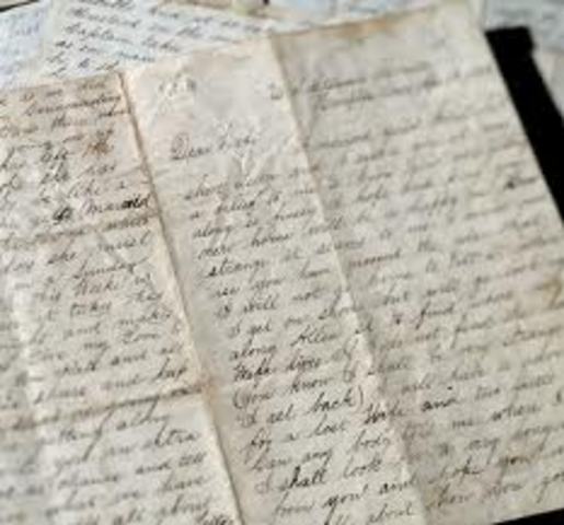 Greencastle, IN a letter from his father 32nd letter