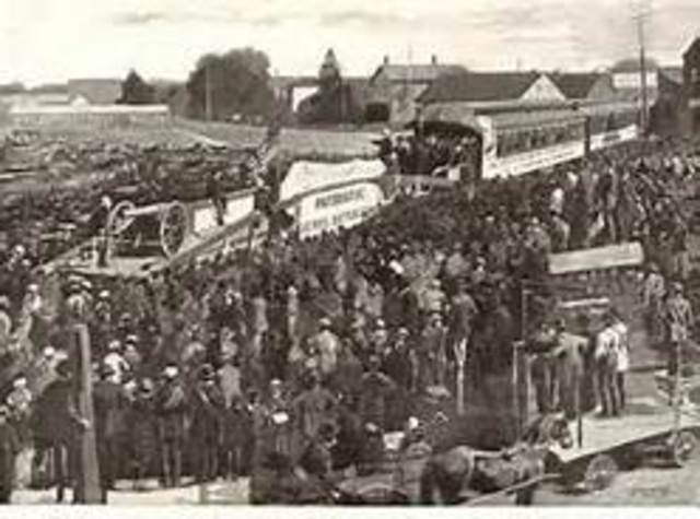 absoloms gourp had to march to columbus