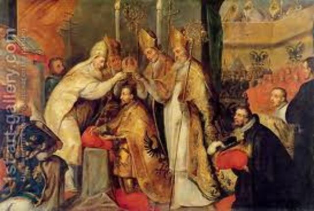 Charles V is elected Holy Roman Emperor