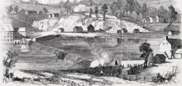 A letter to his wife- Camp Near Union Mills, Va