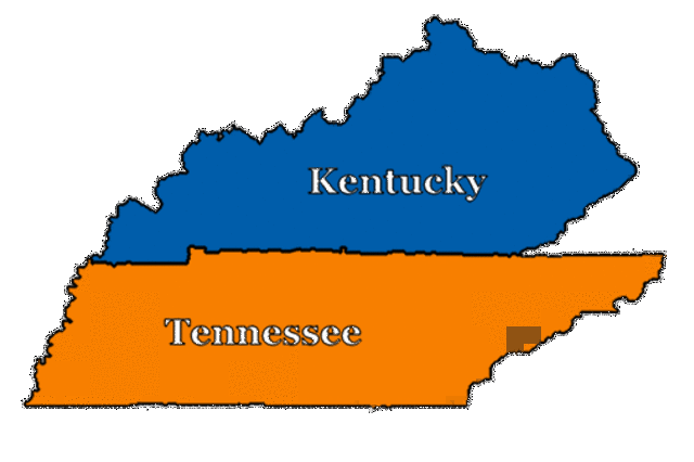 Kentucky and Tennessee