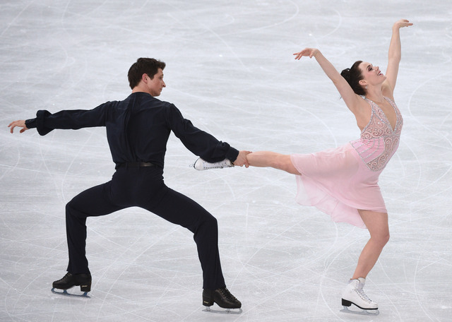 Tessa Virtue and Scott Moir