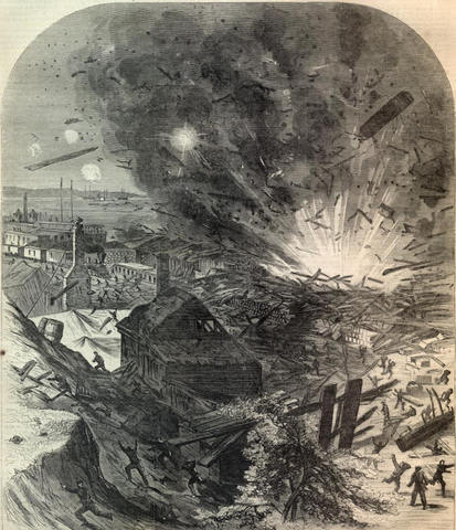 Explosion wounds and kills soldiers