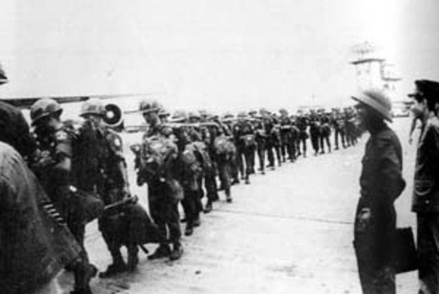 The U.S. military withdrawn