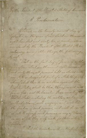 Emancipation Proclamation