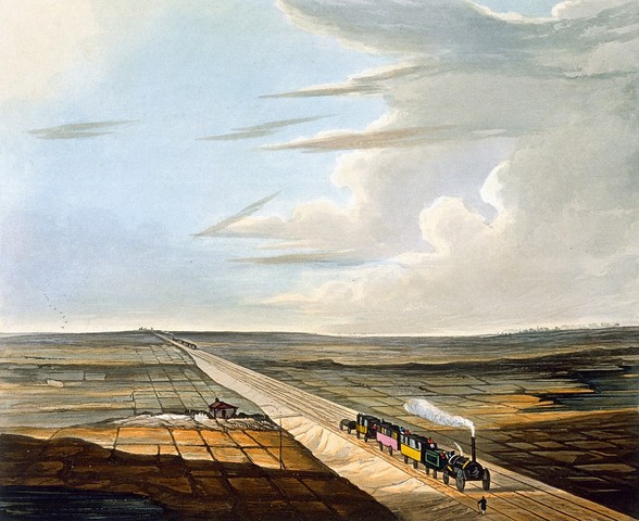 first railway was built between liverpool and manchester