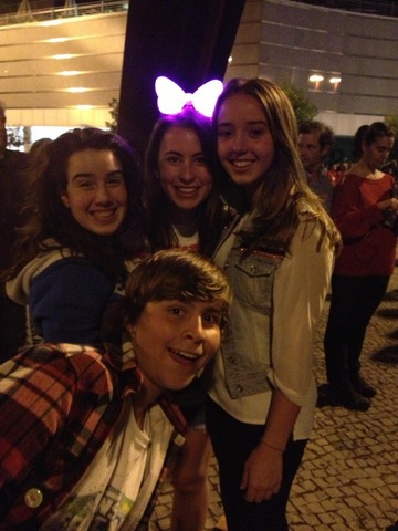 Eu fui ao concerto dos One Direction com as minhas amigas