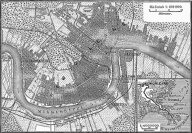 Most of New Orleans set on fire