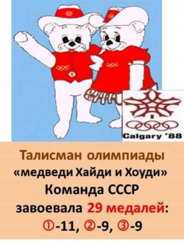 Талисман XV Зимней олимпиады