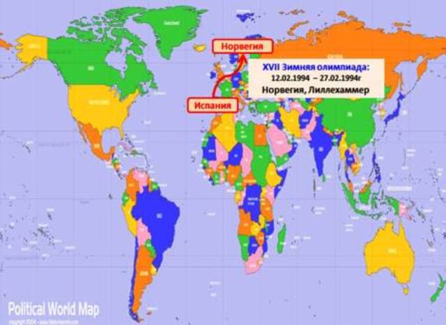 Норвегия, Лиллехаммер, XVII Зимняя олимпиада