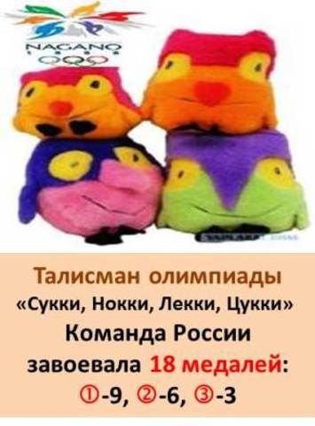 Талисман XVIII  Зимней олимпиады