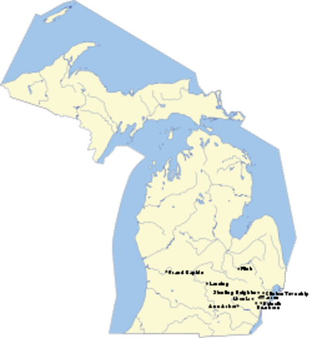 Michigan admitted to the Union
