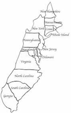 The Original 13 Colonies