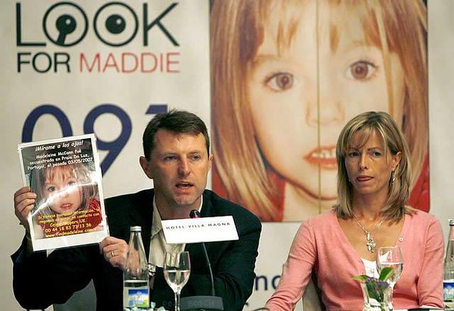 Madeleine McCan neskatila desagertu zen Algarven,Portugalen.