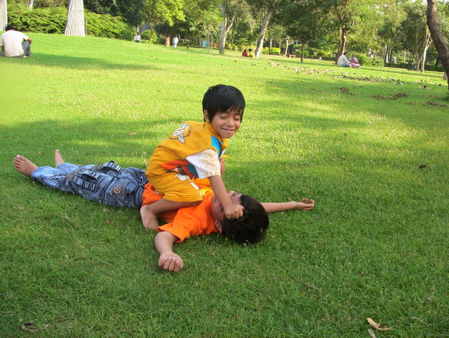 Fighting with my Brother