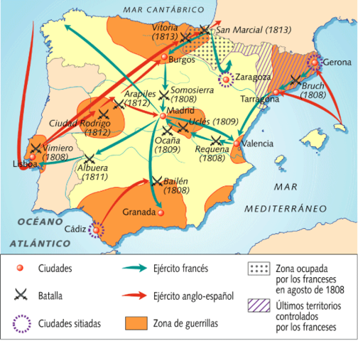 La guerra de la Independencia Española