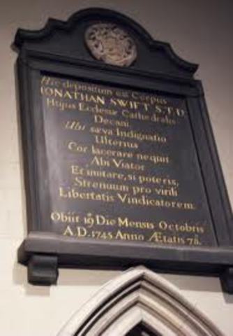The Death Of Jonathan Swift