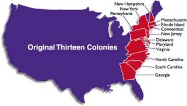 original 13 colonies