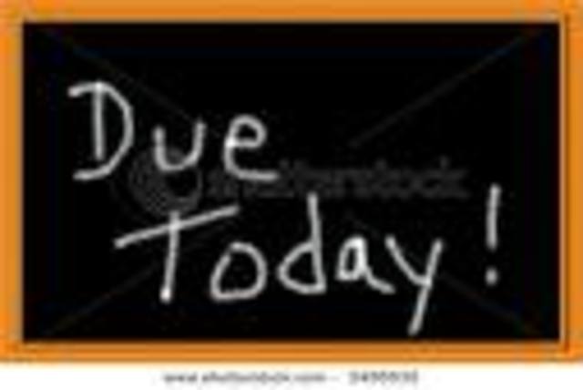 Due today: Theme for Top 10 project