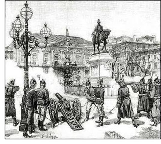 Revolta militar no Porto.