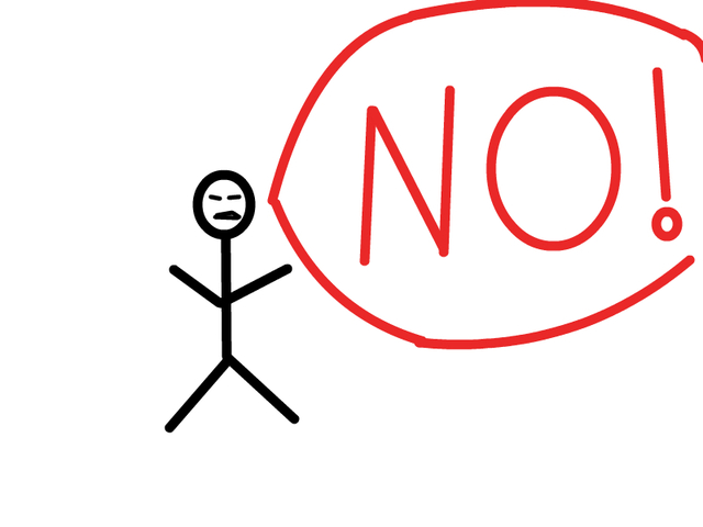 Say NO!