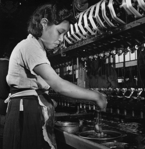 Silkworkers Go on Strike