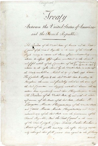 Louisiana Purchase Treaty was Signed