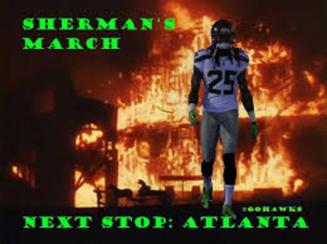 Sherman burn Altanta