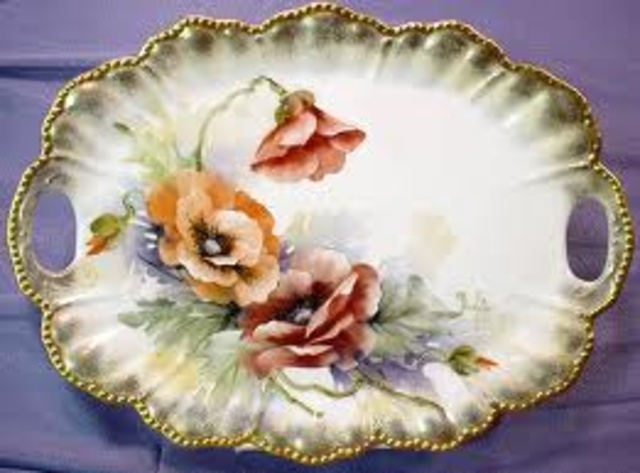 Miss emily emerges to give china-painting lessons for about seven years