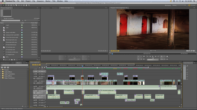 Editng our Thriller OTS