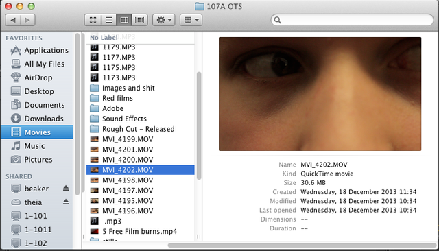 Quick Final Re-shoot