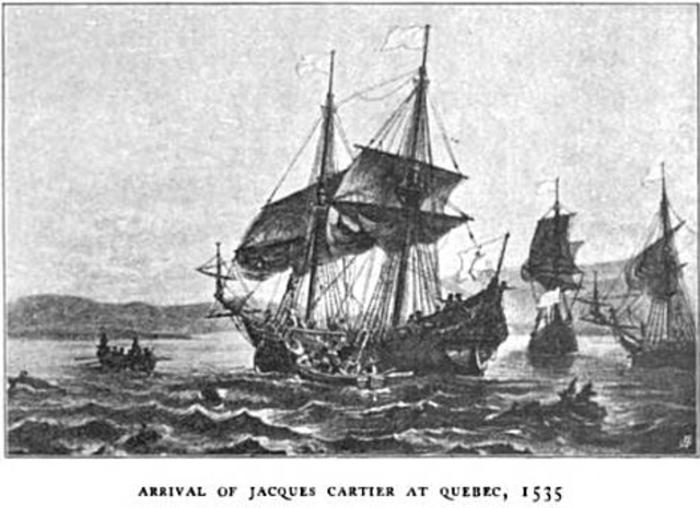 Jacques Cartier finds St. Lawrence