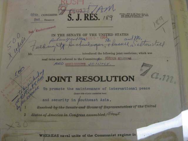 Gulf of Tonkin Resolution