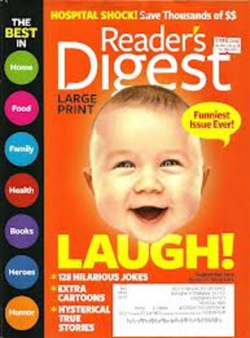 Reader’s Digest magazine founded