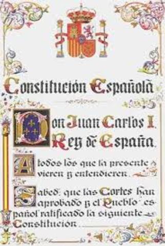 ESPAÑA: Constitución Española de 1978