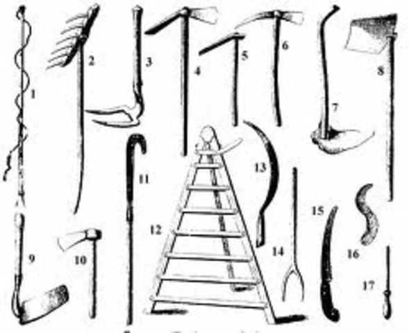 PROHIBICIÓN DE INSTRUMENTOS DE LABRANZA