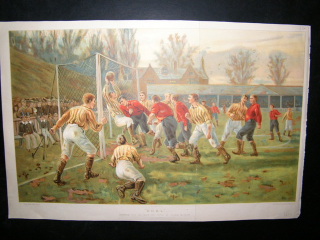 Beginning of soccer in America.