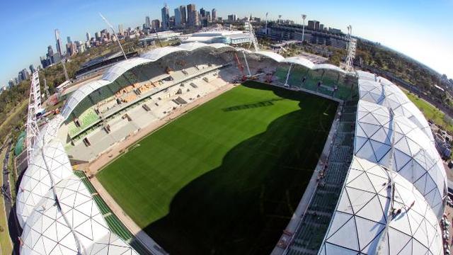 Played a soccer game in AMMI Park