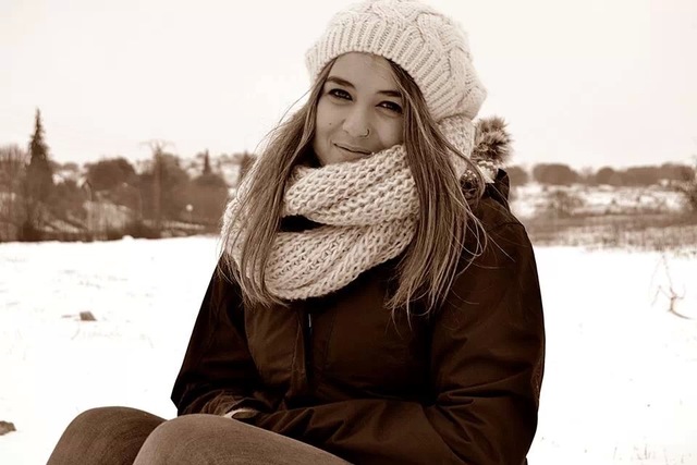 Mi segunda vez en la nieve.