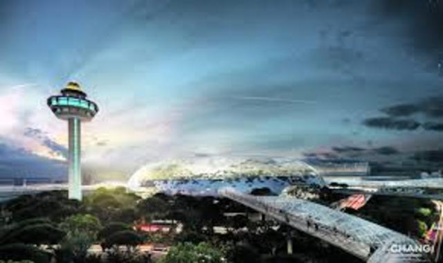 Changi ariport was built