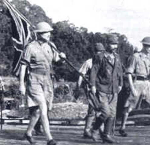 British surrendered to Japanese