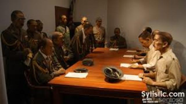 British surrendered Singapore to Japanese