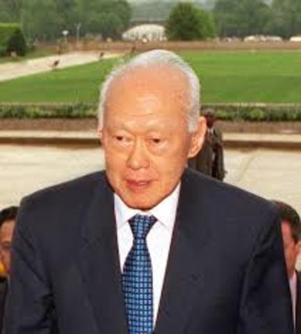 Lee Kuan Yew became Singapore's first Prime Minister