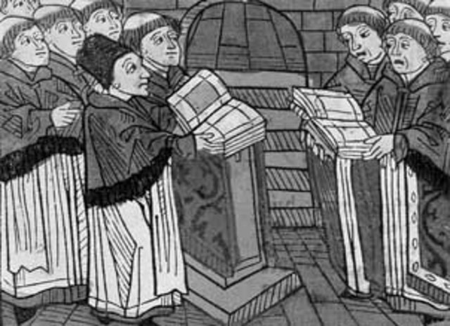 Cisma entre Roma y Constantinopla.