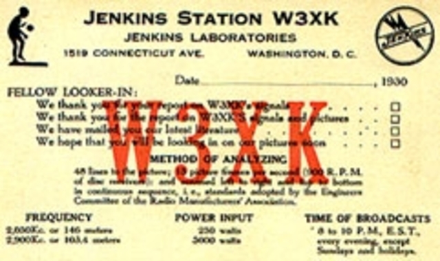 First TV Station Produced