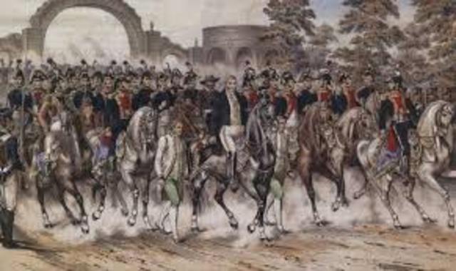 Mexico declares it's independance