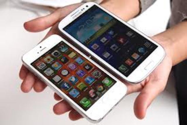 The iphone 5 and galaxy s3 were released to the public