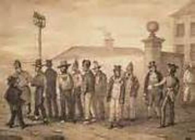 british prisoners settle