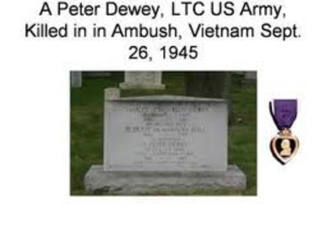 First American is Killed in Vietnam